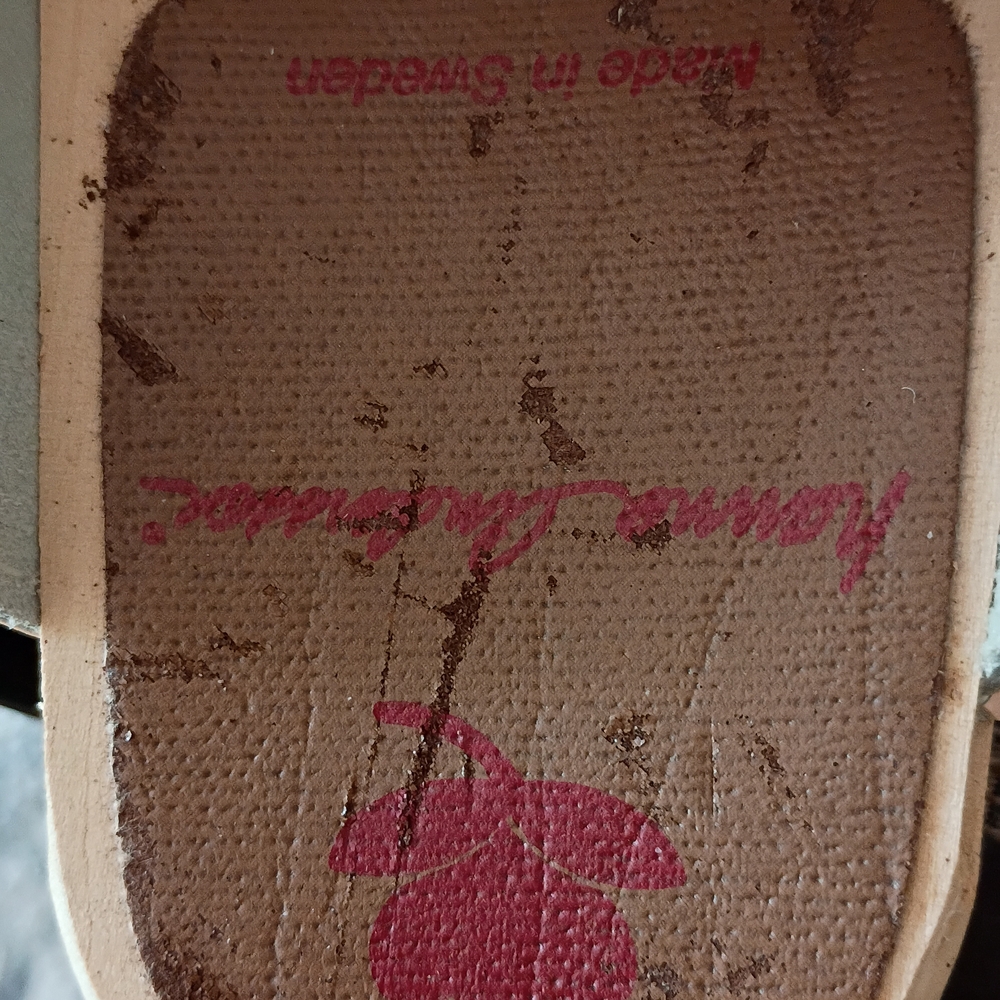 NWT.Hanna Andersson Swedish wooden Clogs in pink leather - Sandals Size 37. - Picture 3 of 8